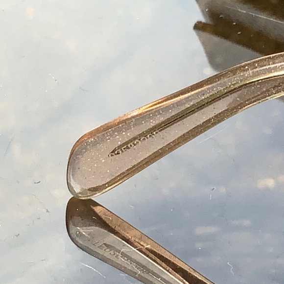 CELINE GLITTER FRAME NUETRAL SUNGLASSES, CASE, CLEANING CLOTH & CARE BOOKLET NWT - Picture 9 of 12